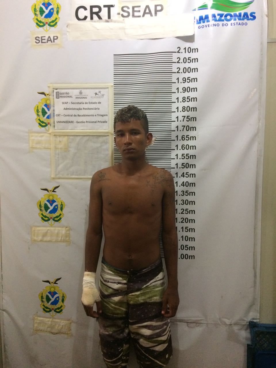 No Amazonas, mais um detento foragido durante as rebeliões é recapturado 