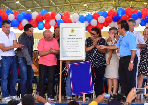 Em Borba, governador José Melo abre o ano letivo  com a inauguração de Ceti