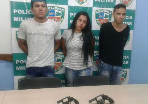Trio é preso suspeito de manter família refém durante assalto em Manaus