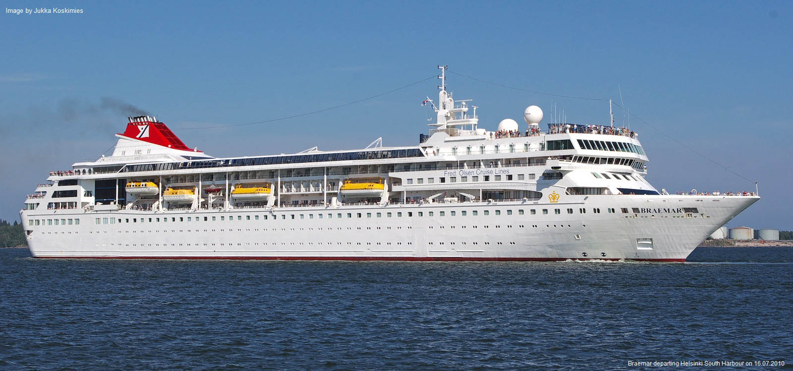 Navio caribenho Braemar retorna a Manaus