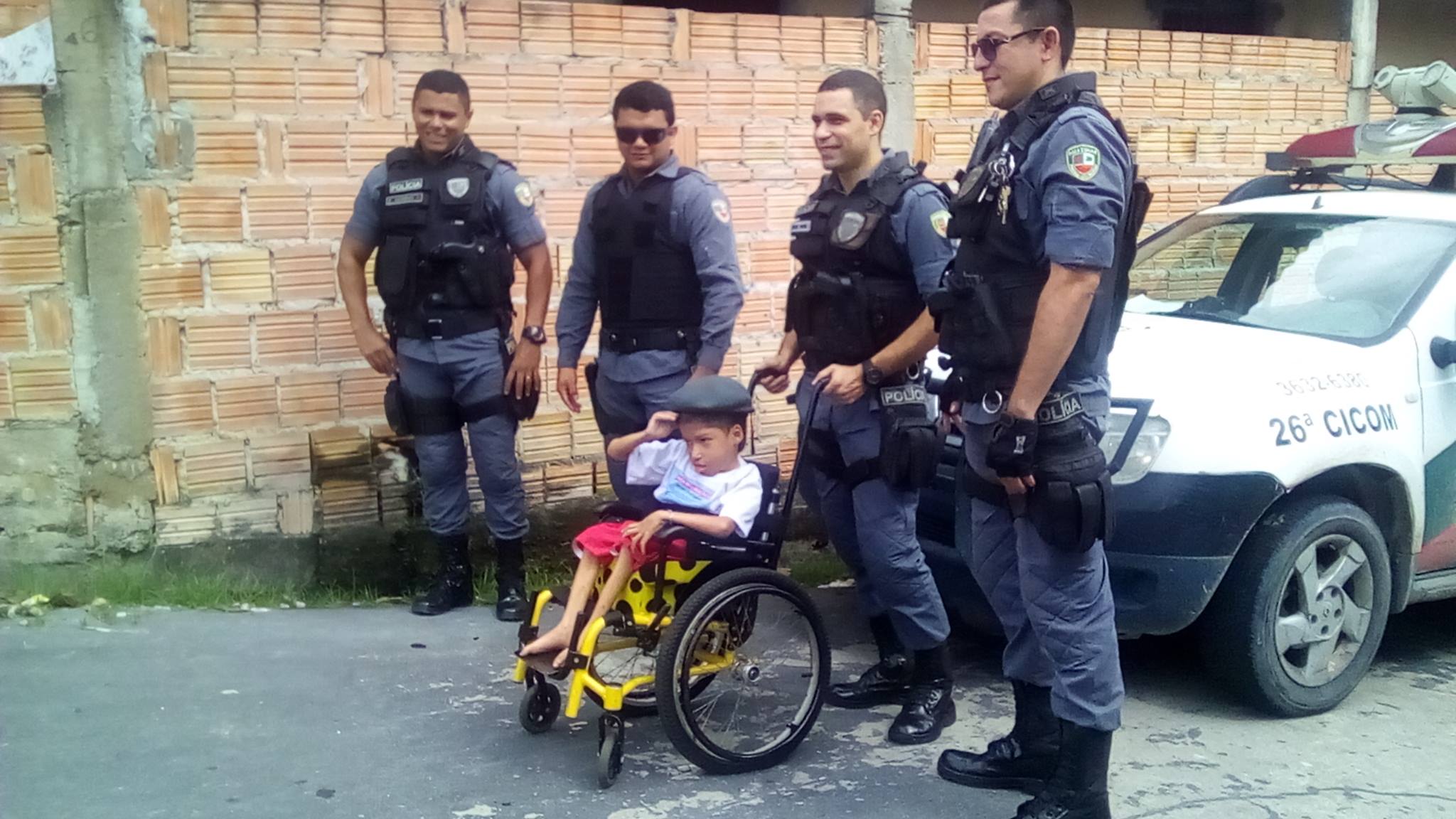 Policiais Militares promovem ação para ajudar criança a realizar transplante em outro país