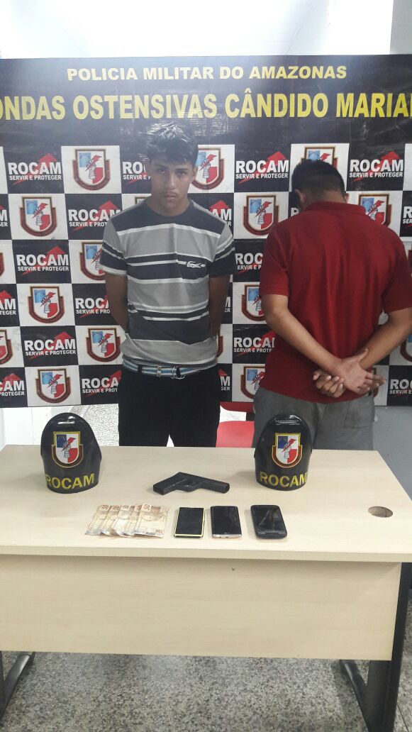 Dupla é detida suspeita de cometer arrastões em Manaus 