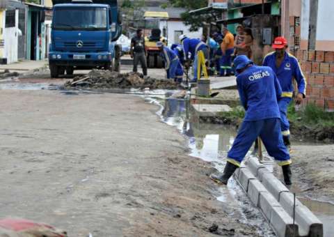 Zonas de Manaus recebem obras de infraestrutura