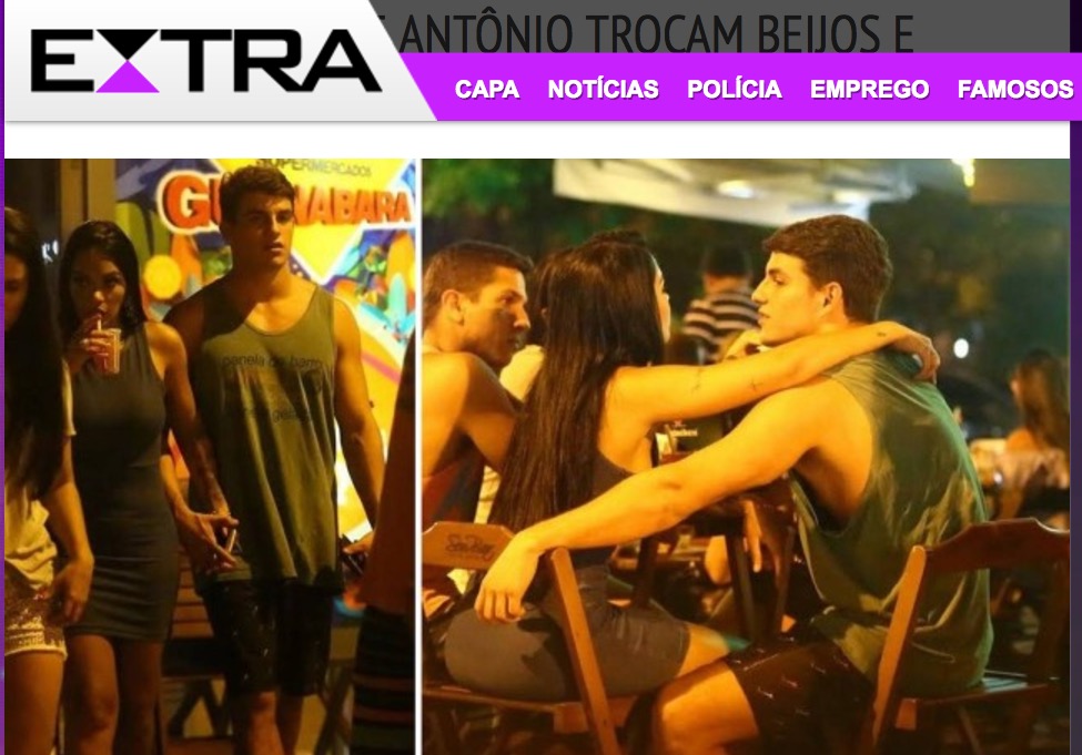 Ex-BBBs Mayara e Antonio se reencontram após eliminação 