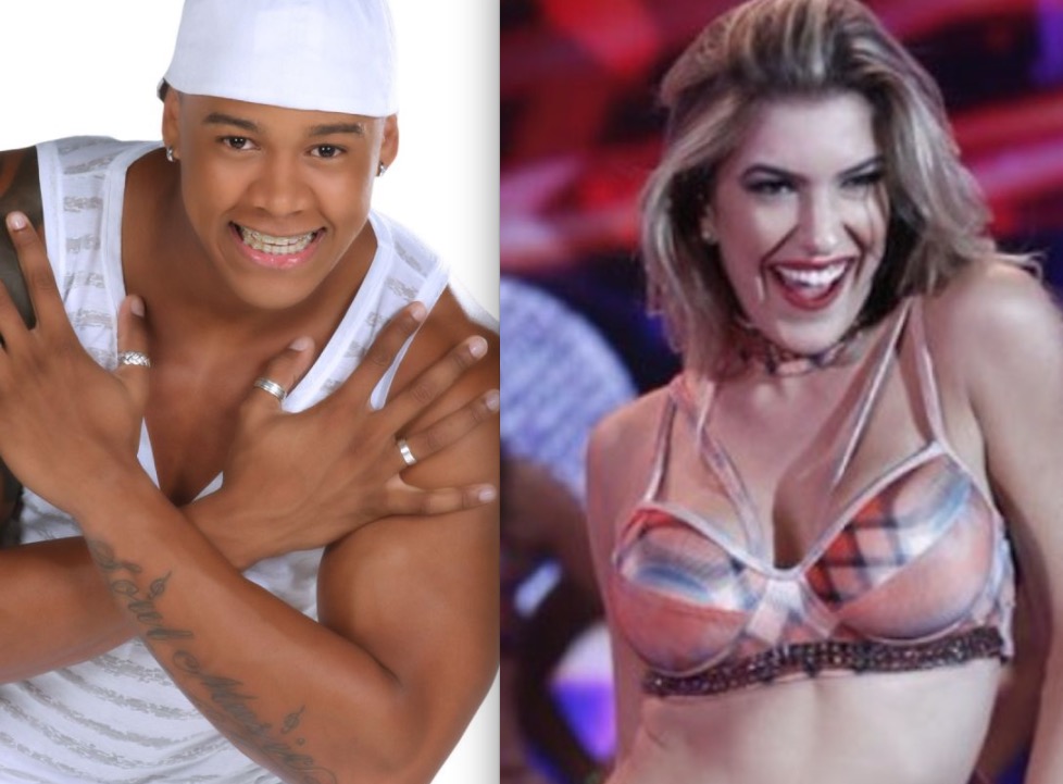 Bailarina do Faustão assume namoro com Léo Santana 