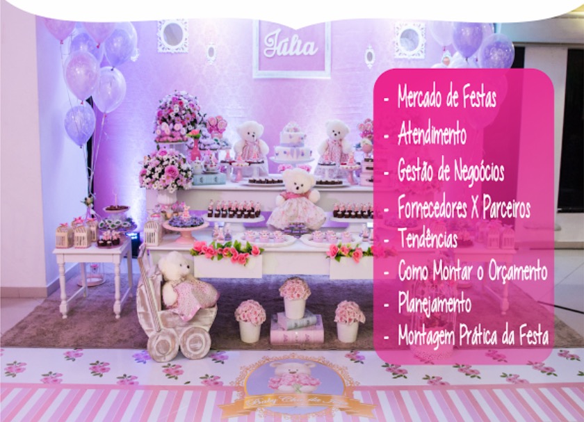 Decora Manaus oferece curso de decoração de festas em Manaus