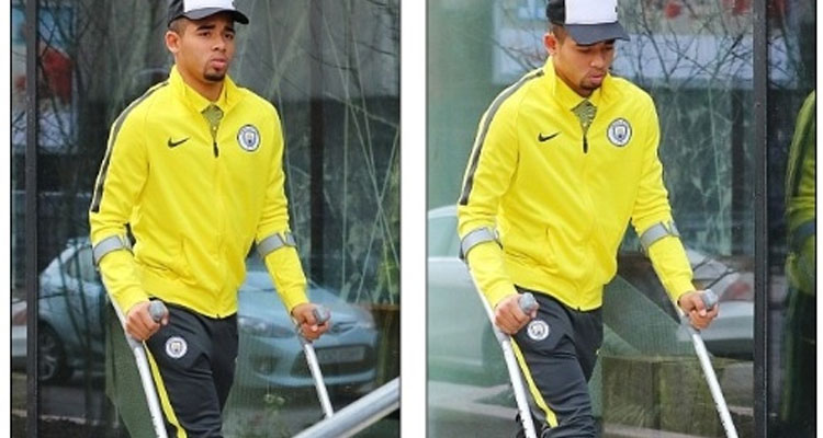 Gabriel Jesus sofre fratura e pode ficar afastado pelos próximos três meses