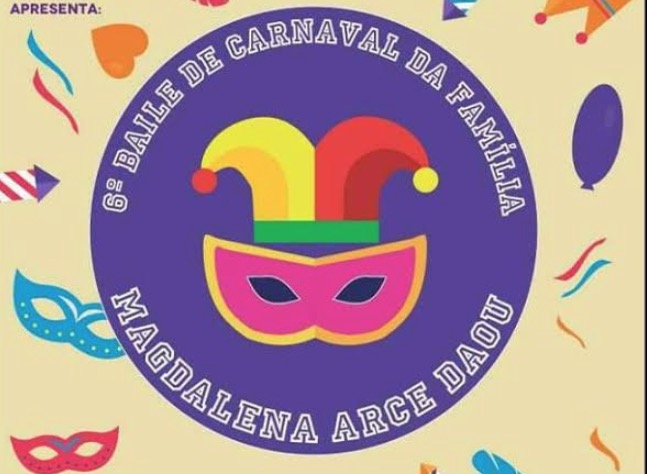Baile de Carnaval da Família Magdalena Arce Daou acontece neste sábado