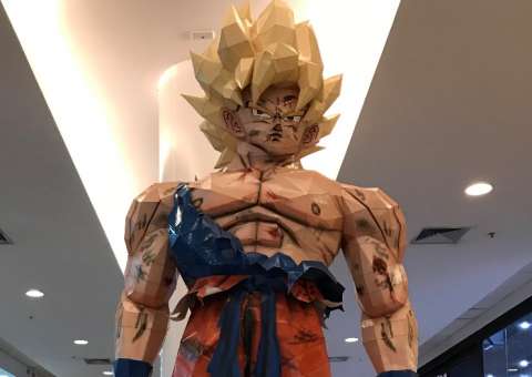 Paper Craft: Shopping em Manaus recebe exposição com personagens feitos de papel 