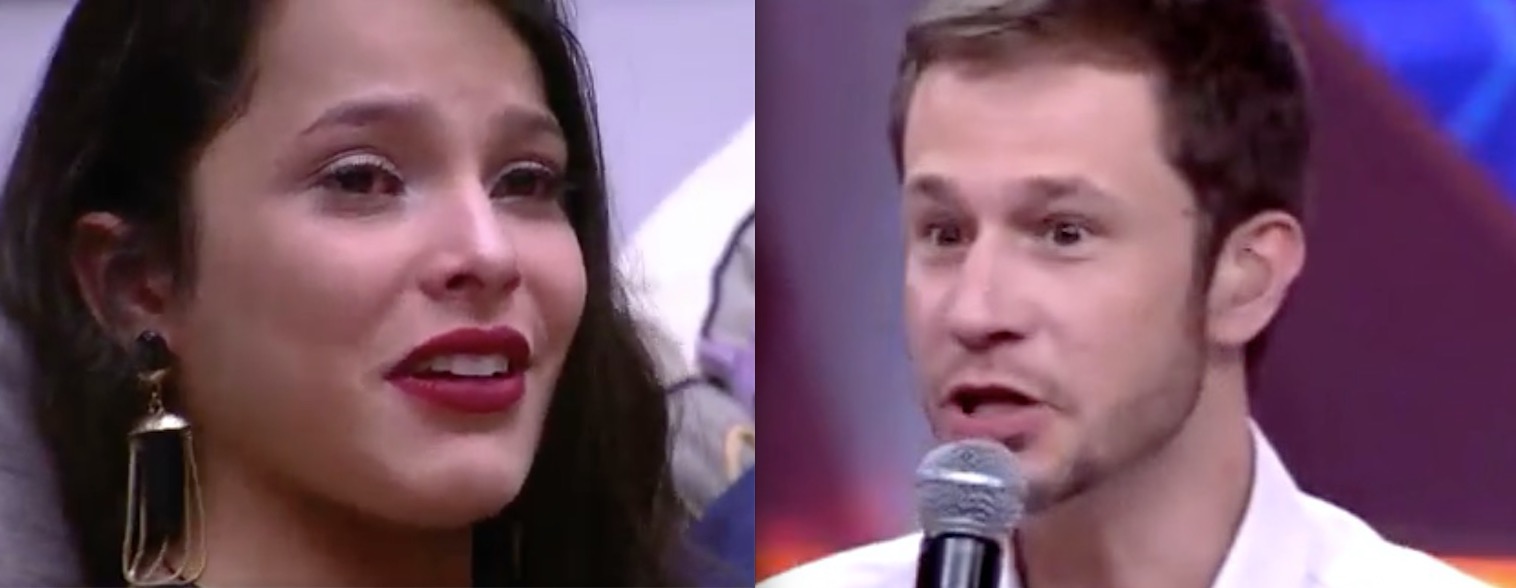  BBB 17: Tiago Leifert faz Emilly escolher entre Luiz Felipe e Marcos e fica chocado com resposta 