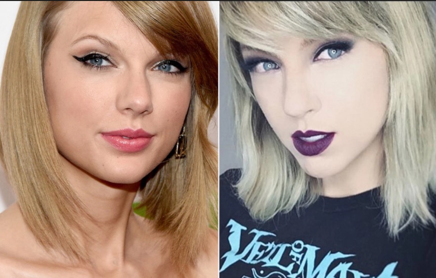 Jovem faz sucesso na internet por ser a cara de Taylor Swift