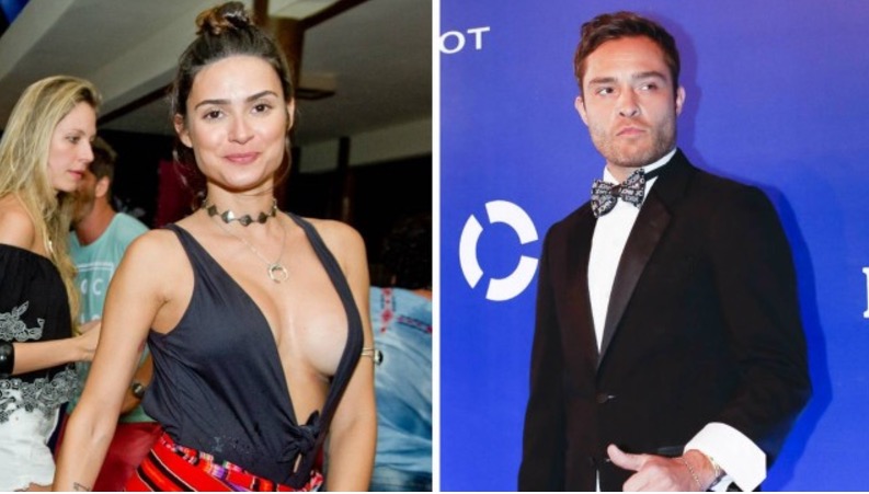 Thaila Ayala armou flagra dela com Ed Westwick, de Gossip Girl, em baile