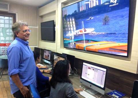 Pauderney visita Portal do Holanda