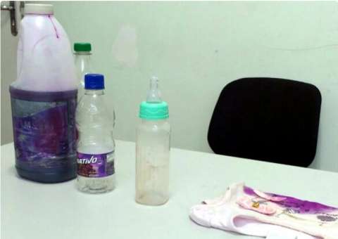 Neta morre após avó confundir suco com produto de limpeza