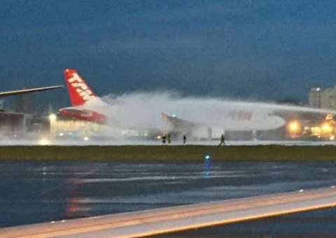  Após incêndio em turbina de avião, Congonhas registra atrasos e cancelamentos