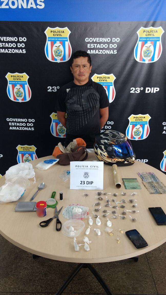 Homem é preso acusado de trabalhar com 'disk-droga' em Manaus