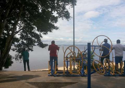 Pacientes de CAPS usam academias ao ar livre como estratégia de assistência 