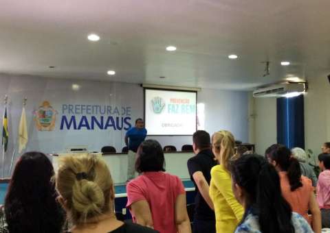 Semsa realiza ação para prevenir doenças do trabalho