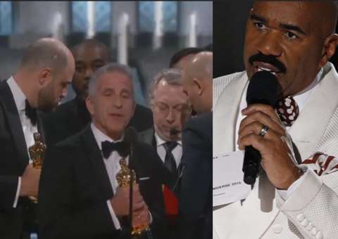 Após gafe no Oscar, apresentador do Miss Universo faz post irônico