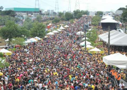 Multidão de fantasias anima o Galo da Madrugada em Manaus