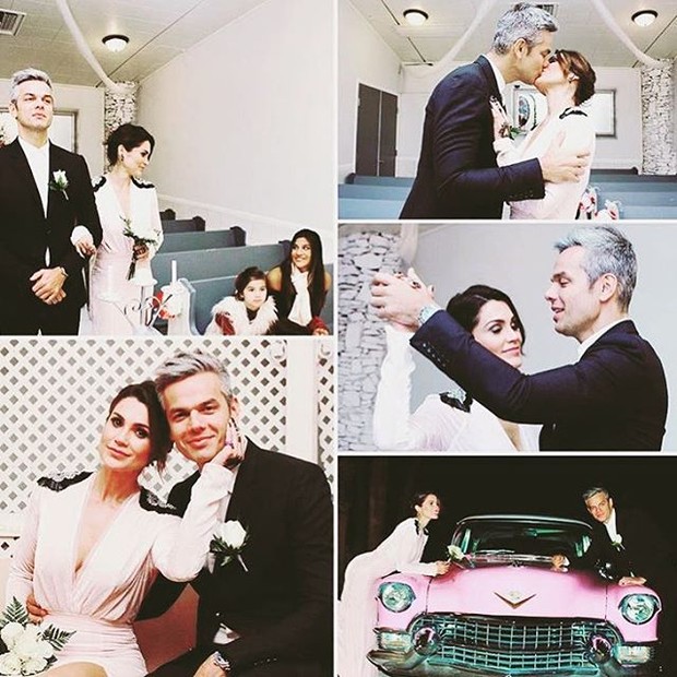  Flávia Alessandra pega Otaviano Costa de surpresa e arma casamento em Las Vegas