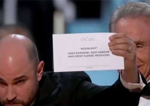 Responsáveis por gafe no Oscar não irão mais trabalhar na premiação