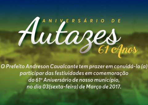Aniversário de Autazes irá reunir lazer, esporte e cidadania em um único evento 