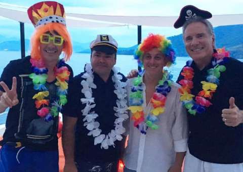 Luciano Huck compra iate avaliado em R$ 30 milhões e reúne famosos para inauguração