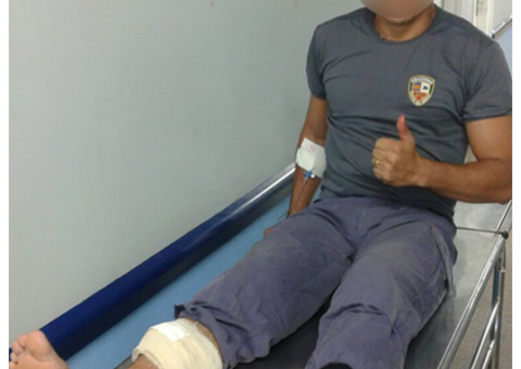 Cabo da PM é baleado durante tentativa de assalto em lotação na zona Leste de Manaus