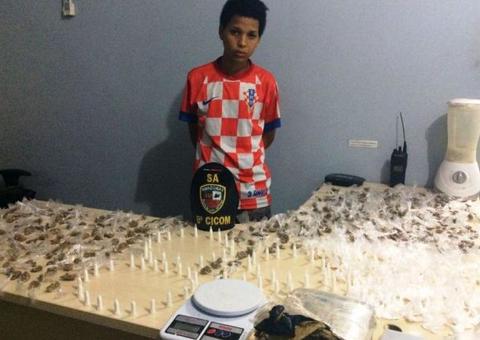 Homem é preso em laboratório de drogas na Compensa  