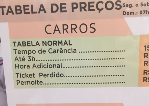 Estacionar em shoppings de Manaus ficará mais caro