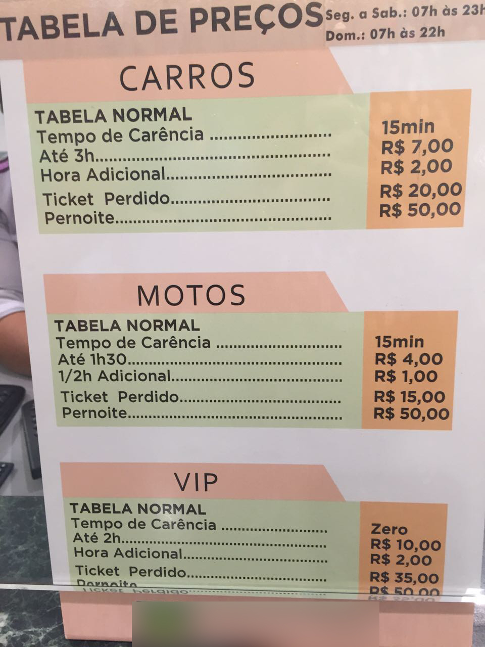 Estacionar em shoppings de Manaus ficará mais caro