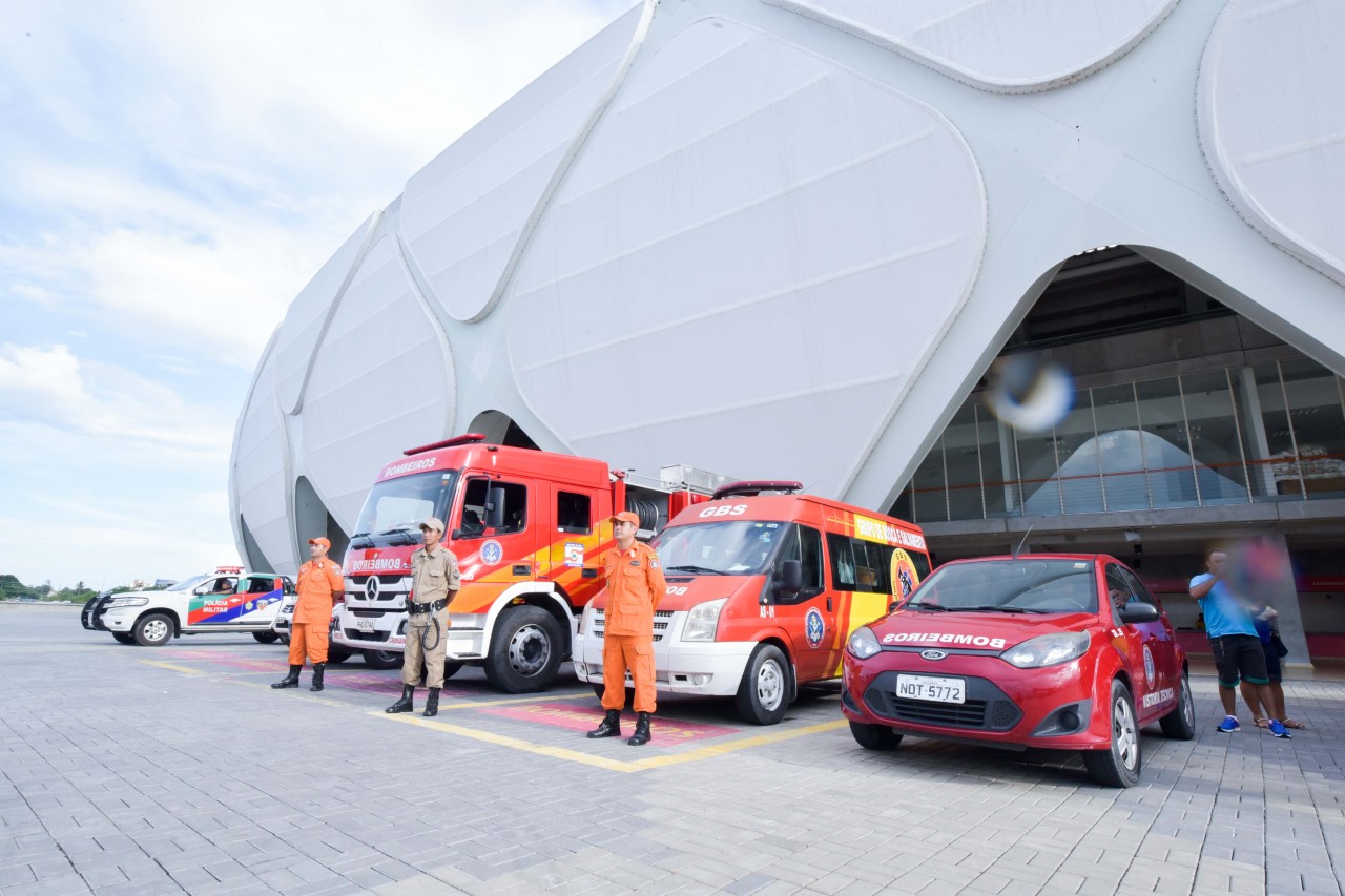 Sem ocorrências, jogo da solidariedade leva mais de 35 mil à Arena da Amazônia