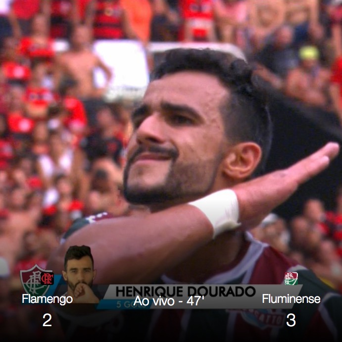 Em jogo eletrizante, Fla-Flu tem 5 gols só no primeiro tempo