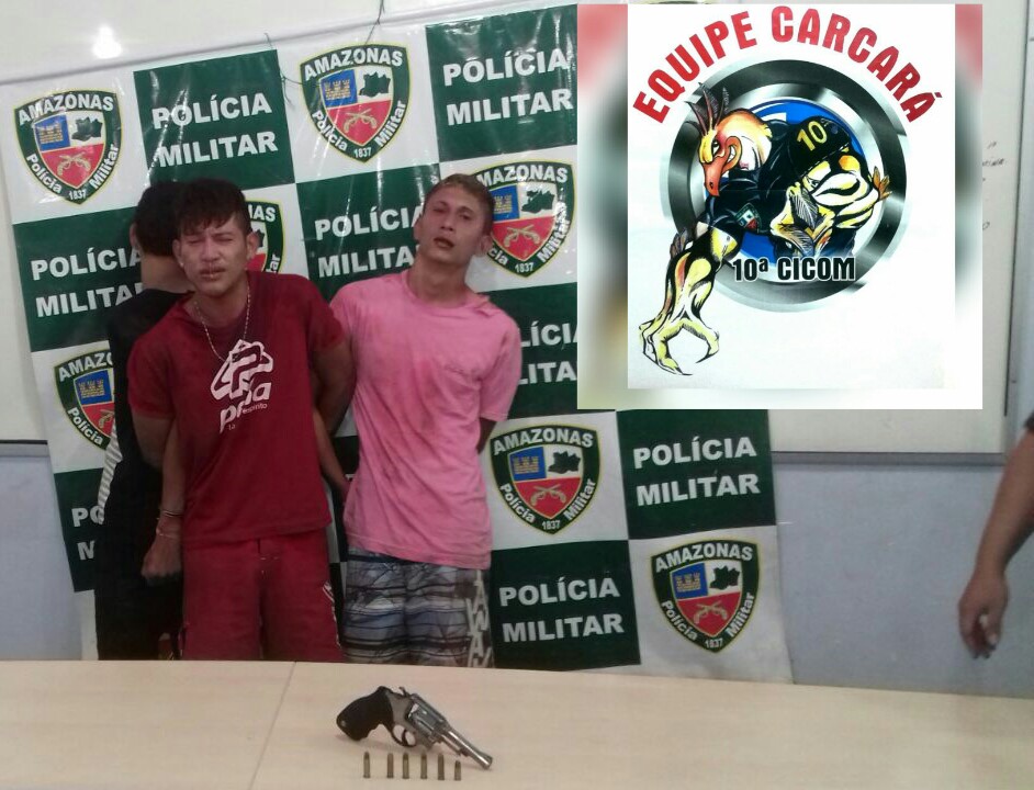 Após tentar atirar contra a polícia trio acaba detido em Manaus 