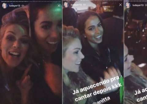Em noite de aventuras, Anitta e Ludmilla Dayer vão parar em festa de Samuel L. Jackson