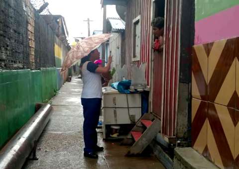 Bairro de Manaus recebe conscientização e coleta diferenciada 