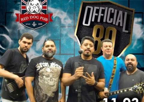 Banda Official 80 comanda a noite no Red Dog Pub
