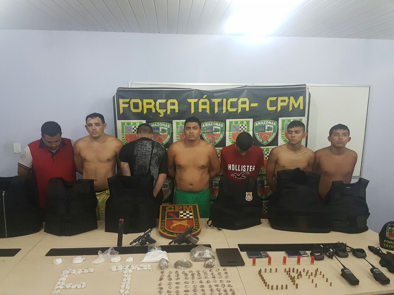 Com armamento, integrantes da FDN são presos planejando morte de rivais da mesma facção