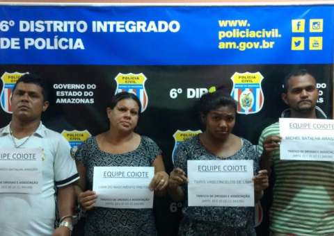 Bando é preso com drogas em Manaus