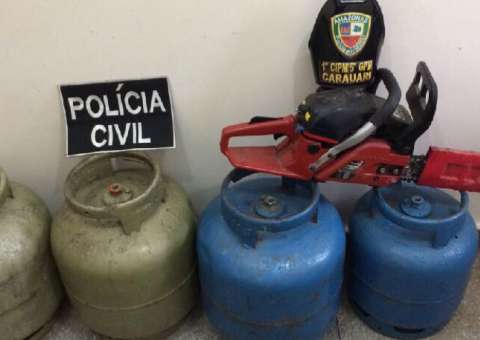 Grupo liderado por "Lula" é preso no Amazonas por roubar botijas de gás