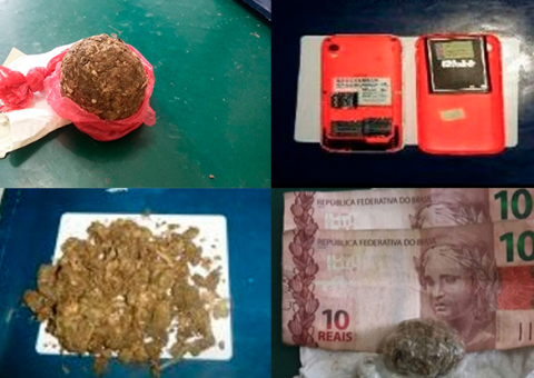 Fim de semana em presídios de Manaus registra maior flagrante de visitantes com materiais proibidos