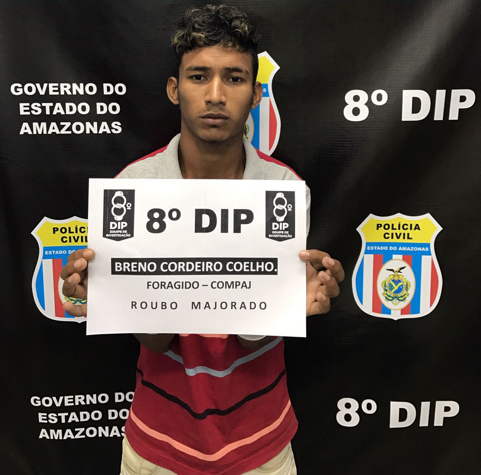 Foragido do Compaj é recapturado após furto em Manaus