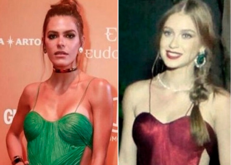 Loja diz que Marina Ruy Barbosa sabia sobre vestido da namorada de Cauã Reymond