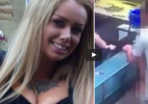 Mulher flagrada por fazer sexo em pizzaria é procurada pela polícia