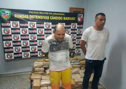 Após denúncias, colombianos são presos enquanto faziam entrega de drogas em Manaus