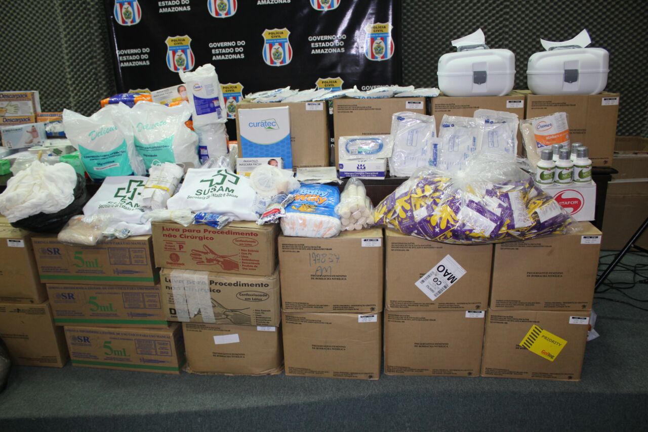Servidores públicos são presos por desviar medicamentos de hospitais em Manaus