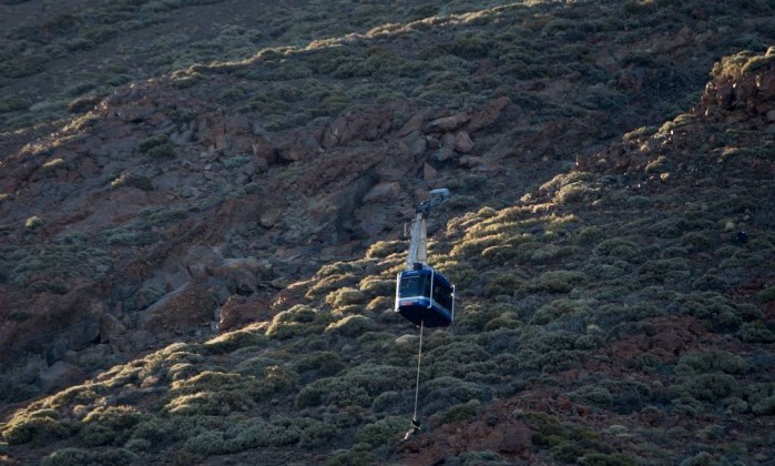 Trava de segurança falha e deixa mais de 100 pessoas presas a 3500m de altura