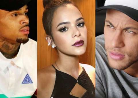 Chris Brown começa a seguir Bruna Marquezine e Neymar manda recado curto e grosso