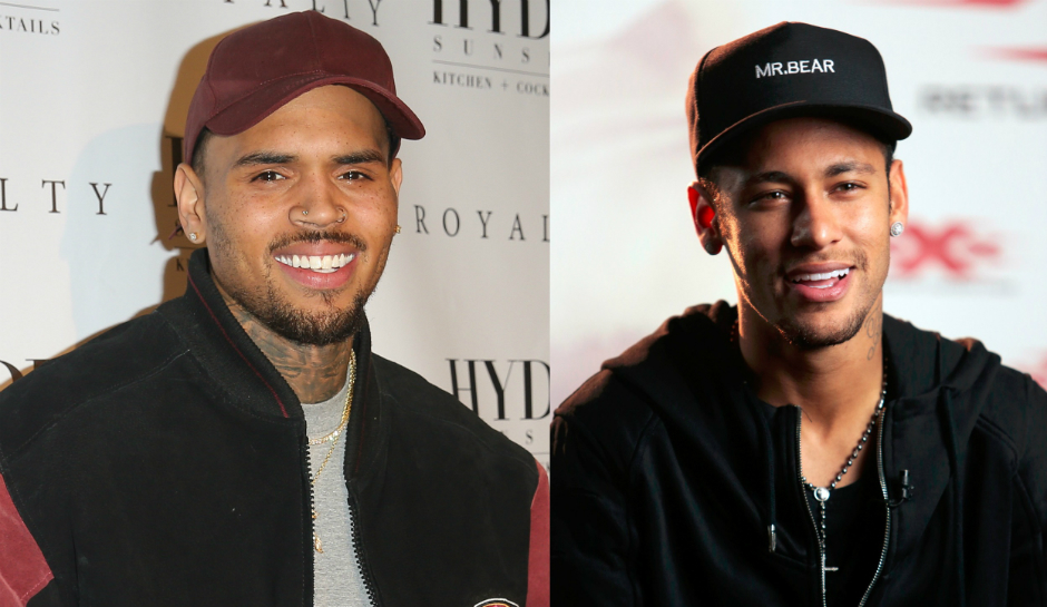 Após recado de Neymar, Chris Brown rebate com vídeo
